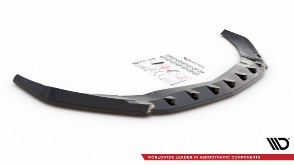 Maxton Front Splitter V.1 Mercedes-Benz A45 Aero W176 Facelift - Gloss Black