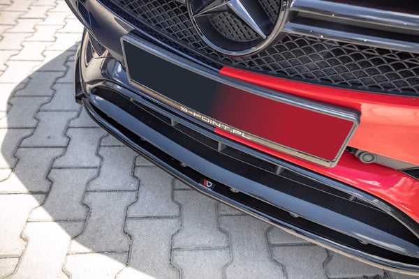 Maxton Front Splitter V.1 Mercedes-Benz A45 Aero W176 Facelift - Gloss Black