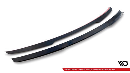 Maxton Lower Spoiler Cap Audi RSQ8 Mk1 - Gloss Black