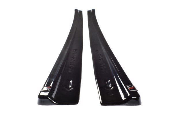 Maxton Side Skirts Diffusers Mercedes-Benz S-Class Amg-Line W222 - Gloss Black