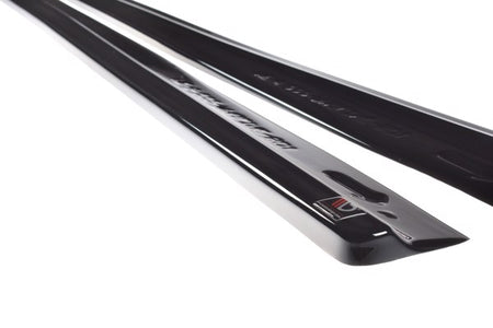 Maxton Side Skirts Diffusers Mercedes-Benz S-Class Amg-Line W222 - Gloss Black