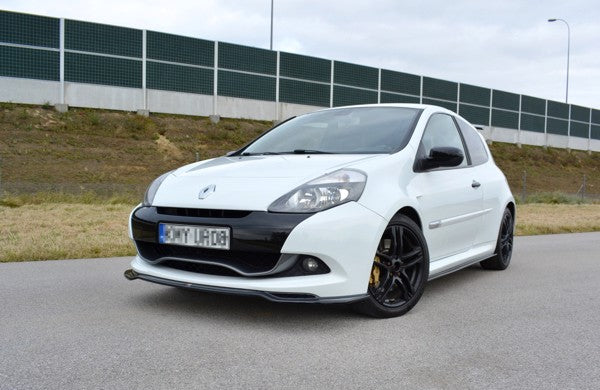 Maxton Front Splitter V.1 Renault Clio Mk3 RS Facelift - Gloss Black