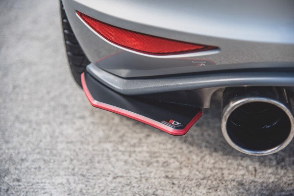 Maxton Racing Durability Rear Side Splitters V.2 VW Golf 7 Gti - Black