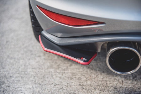 Maxton Racing Durability Rear Side Splitters V.2 VW Golf 7 Gti - Black