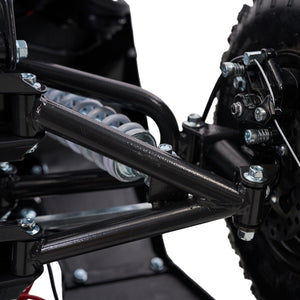 Mini EL ATV Sport 1000W i grøn med robuste offroad-dæk, forlygte og sporty design til børn og unge