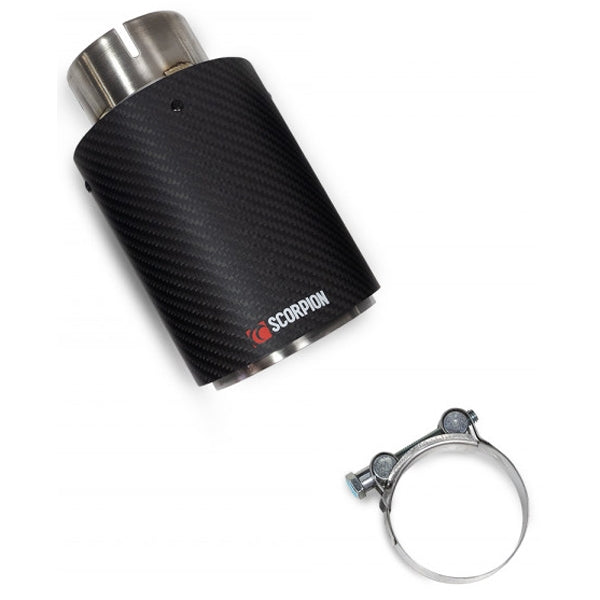 Scorpion Single 100mm Carbon Fibre - Opel Corsa D - Ascari