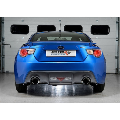 Milltek cat-back udstødning til Subaru BRZ 2.0-liter, resoneret – billede 16