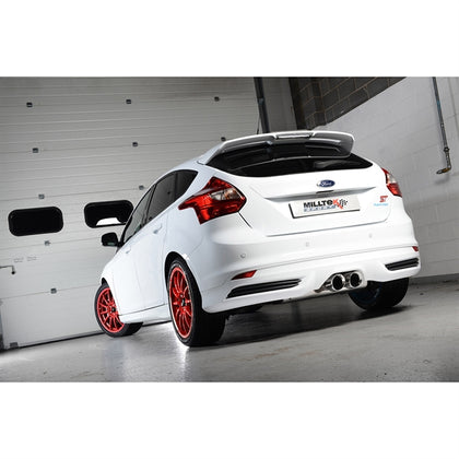 Milltek cat-back udstødning til Ford Focus Mk3 ST 2.0-liter EcoBoost 5 dørs Hatchback, resoneret – billede 14
