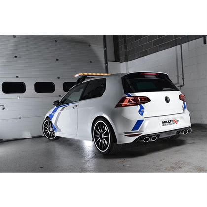 Milltek cat-back udstødning til Volkswagen Golf MK7 R 2.0 TSI 300PS, resoneret – billede 13