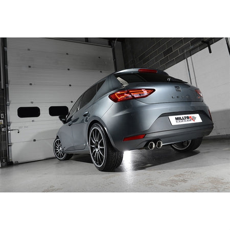 Milltek Cat-back Seat Leon FR 2.0 TDI 150 SC and 5-door (manual and DSG-auto)