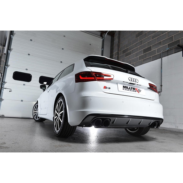 Milltek Cat-back Audi S3 2.0 TFSI quattro 3-Door 8V.2 (GPF Equipped Models Only)
