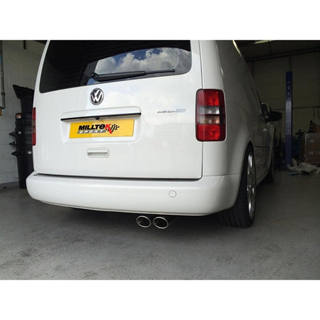 Milltek Cat-back Volkswagen Caddy 2.0TDI 140PS 2WD Manual and DSG (not Maxi models)