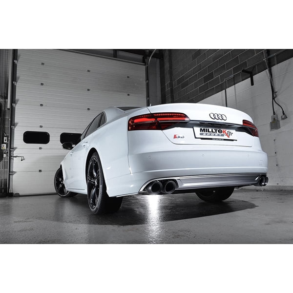 Milltek cat-back udstødning til Audi S8 D4 4.0 TFSI quattro Tiptronic, resoneret – billede 12