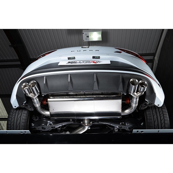 Milltek cat-back udstødning til Seat Leon Cupra 280 & 290 2.0 TSI, ikke-resoneret – billede 9