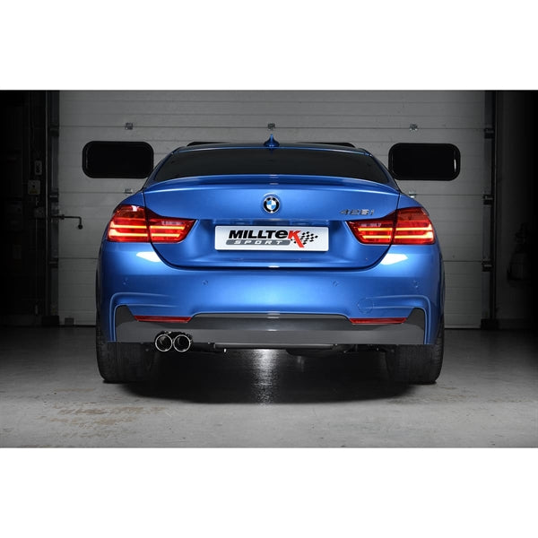 Milltek Cat-back BMW 4 Series F32 428i Coupé (Manual Gearbox‚ without Tow Bar‚ None xDrive & N20 Engine Only)