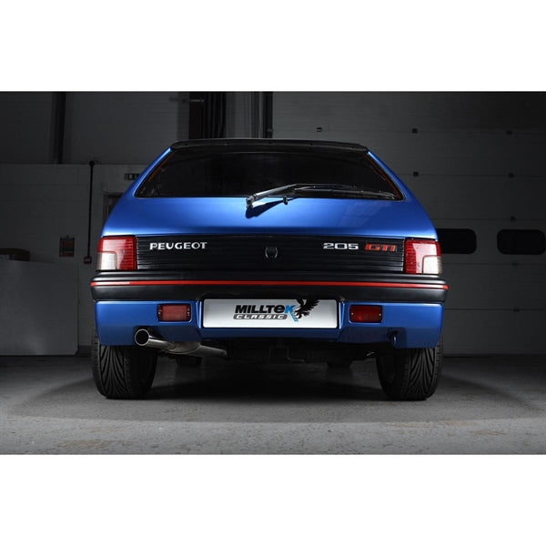 Milltek Cat-back Peugeot 205 GTi 1.6 and 1.9 (non-cat models)