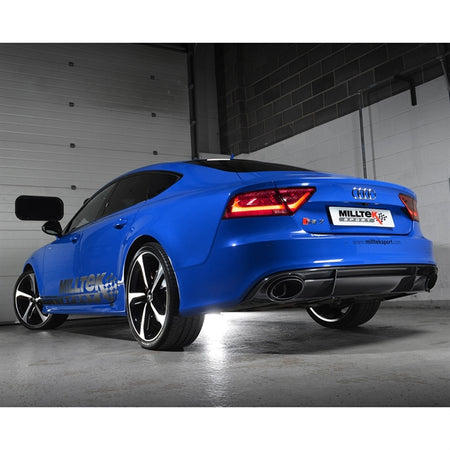 Milltek Downpipe Audi RS7 C7 Sportback 4.0 V8 TFSI biturbo inc Performance Edition