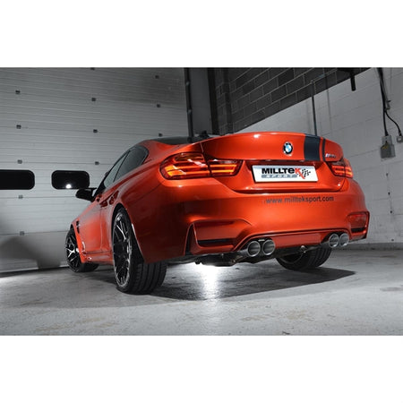 Milltek Cat-back BMW 4 Series F82/83 M4 Coupe/Convertible & M4 Competition Coupé (Non-OPF equipped models only)