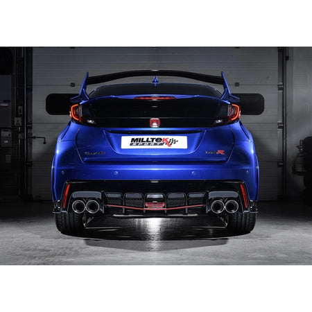 Milltek Cat-back Honda Civic Type R FK2 Turbocharged 2.0 litre i-VTEC (RHD models only)