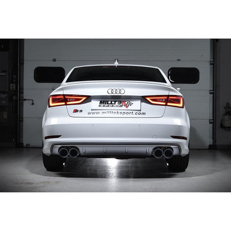 Milltek Cat-back Audi S3 2.0 TFSI quattro Saloon & Cabrio 8V.2 (GPF Equipped Models Only)