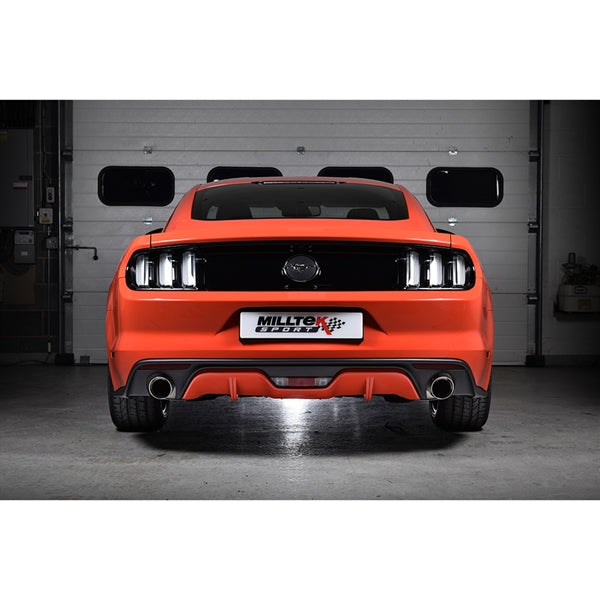 Milltek cat-back udstødning til Ford Mustang 2.3 EcoBoost (Fastback), ikke-resoneret – billede 9
