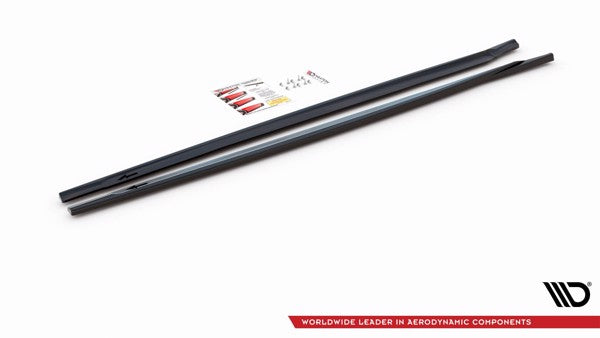 Maxton Side Skirts Diffusers Mini Countryman Mk2 F60 Jcw - Gloss Black
