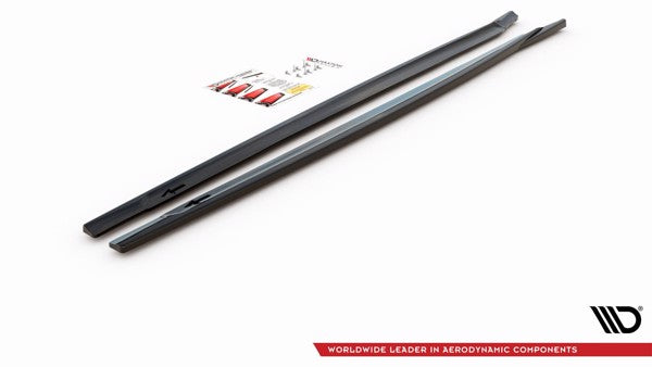 Maxton Side Skirts Diffusers Mini Countryman Mk2 F60 Jcw - Gloss Black