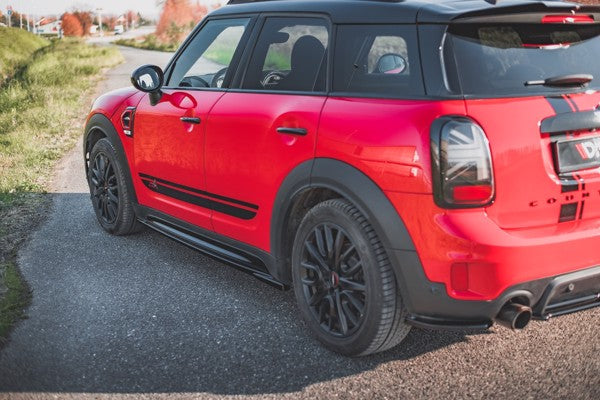 Maxton Side Skirts Diffusers Mini Countryman Mk2 F60 Jcw - Gloss Black