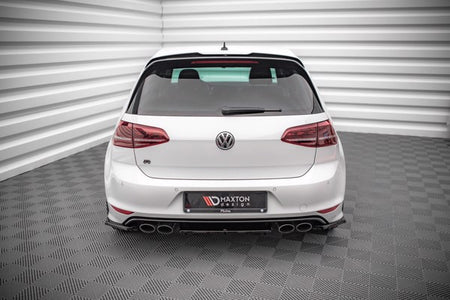 Maxton Rear Side Splitters V.3 Volkswagen Golf R Mk7 - Gloss Black