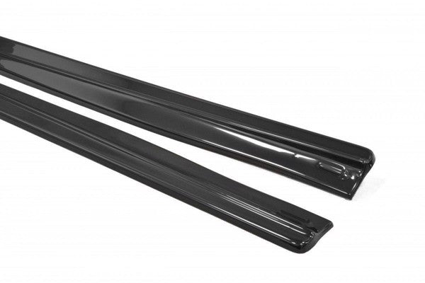 Maxton Side Skirts Diffusers Mercedes Cl-Class C215 - Gloss Black