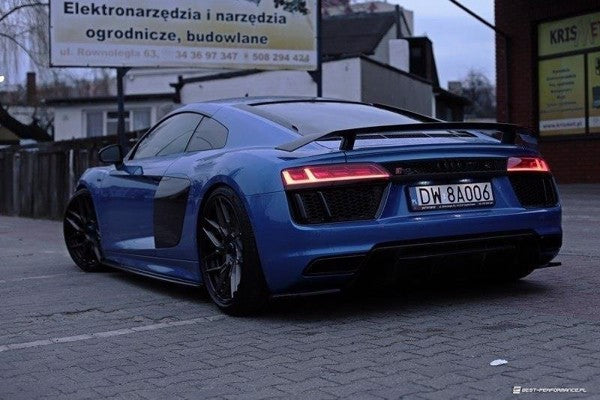 Maxton Side Skirts Diffusers Audi R8 Mk.2 - Gloss Black