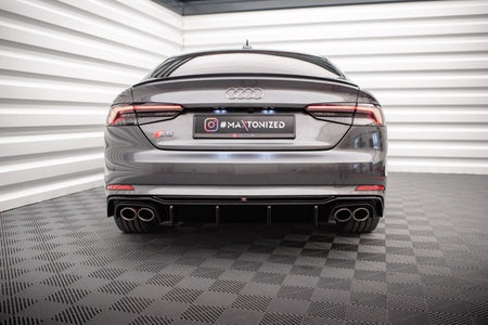 Maxton Rear Valance Audi S5 F5 Coupe / Sportback - Gloss Black