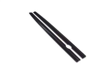 Maxton Side Skirts Diffusers For BMW X3 F25 M-Pack Facelift - Gloss Black