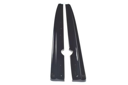 Maxton Side Skirts Diffusers For BMW X3 F25 M-Pack Facelift - Gloss Black