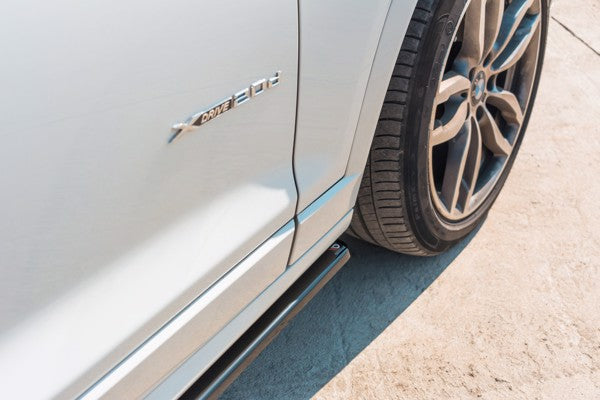 Maxton Side Skirts Diffusers For BMW X3 F25 M-Pack Facelift - Gloss Black