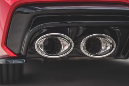 Maxton Rear Valance + Exhaust Ends Imitation Audi A7 C8 S-Line - Chrome 