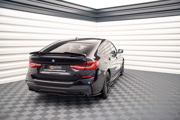 Maxton Spoiler Cap For BMW 6 Gt G32 M-Pack - Gloss Black
