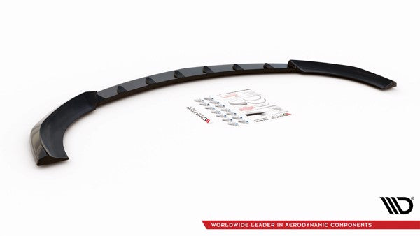 Maxton Front Splitter V.3 Mercedes-Benz E63 Amg Estate/Sedan S213/W213 - Gloss Black