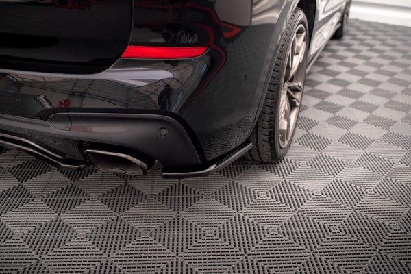 Maxton Rear Side Splitters BMW X3 M40I / M40D G01 - Gloss Black