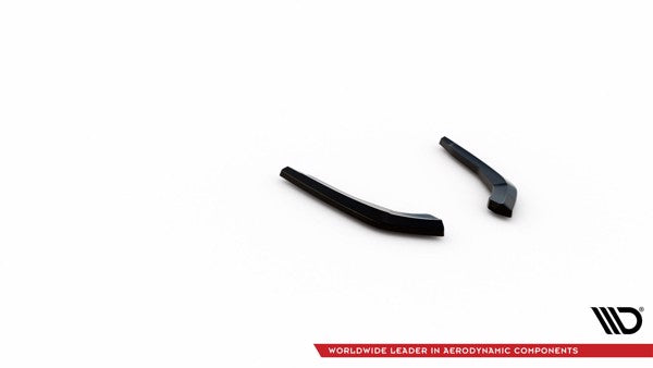 Maxton Rear Side Splitters BMW X3 M40I / M40D G01 - Gloss Black