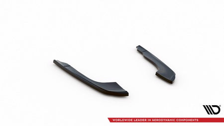 Maxton Rear Side Splitters V.2 Kia Optima Mk4 Facelift - Gloss Black