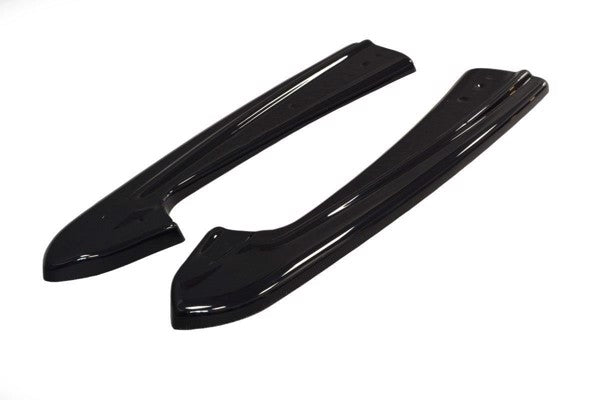 Maxton Rear Side Splitters Audi RS7 Facelift - Gloss Black