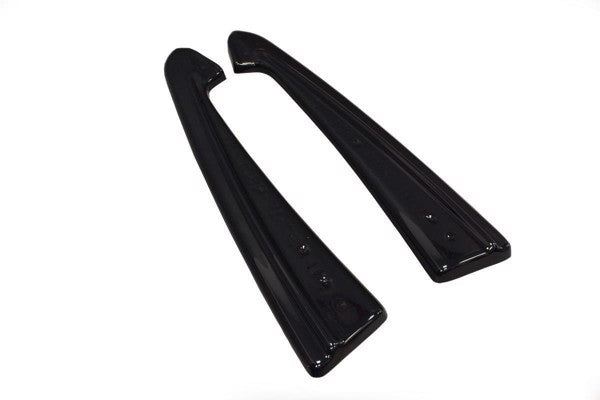 Maxton Rear Side Splitters Audi RS7 Facelift - Gloss Black