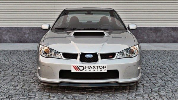 Maxton Front Splitter Subaru Impreza Wrx Sti (Hawkeye) - Gloss Black
