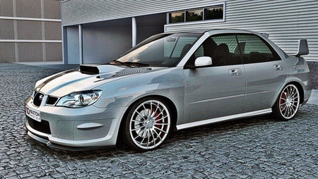 Maxton Front Splitter Subaru Impreza Wrx Sti (Hawkeye) - Gloss Black
