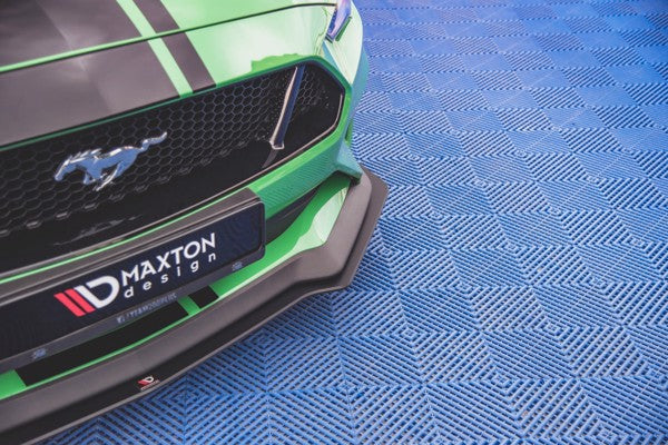 Maxton Street Pro Front Splitter V.1 Ford Mustang Gt Mk6 Facelift - Black