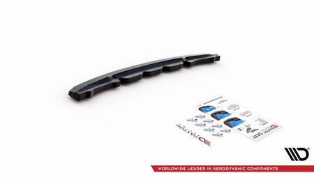 Maxton Central Rear Splitter For BMW Z4 M-Pack G29 - Gloss Black