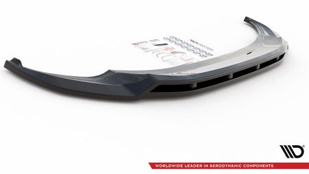 Maxton Front Splitter V.1 Volkswagen Tiguan R / R-Line Mk2 Facelift - Gloss Black