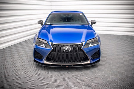 Maxton Street Pro Front Splitter Lexus Gs F Mk4 Facelift - Black