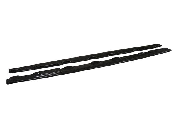 Maxton Side Skirts Diffusers Audi S5 / A5 S-Line F5 Coupe - Gloss Black